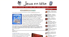 Desktop Screenshot of jeux-en-tete.net