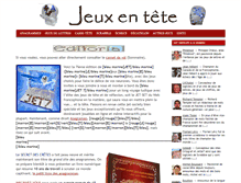Tablet Screenshot of jeux-en-tete.net